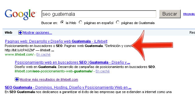 Posicionamiento en buscadores SEO Guatemala
