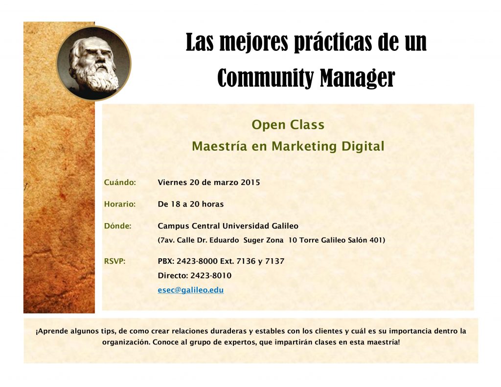 Maestria en Marketing Digital Guatemala