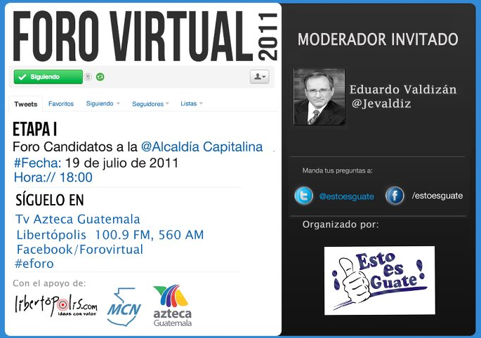 Foro Virtual Candidatos a la Alcaldía Capitalina