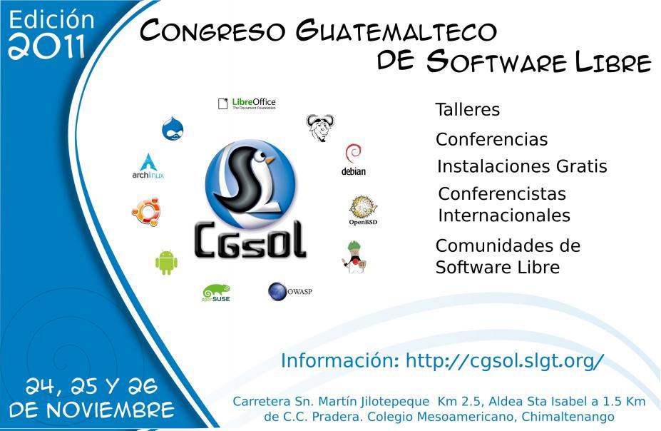 Congreso guatemalteco de Software Libre