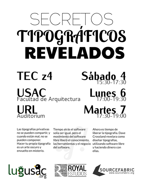 Workshop: Secretos Tipográficos Revelados