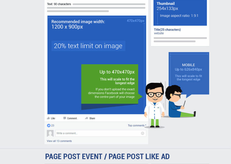 [Infografía] Tamaños de imágenes para Facebook 2017 – 2018