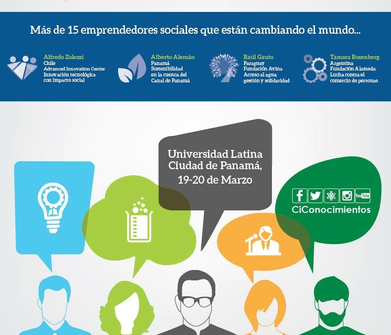 Conferencia: El Camino del Emprendedor Social – 19 y 20 de Marzo Panamá