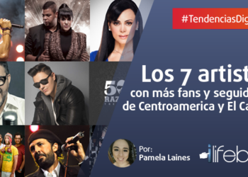 Los 7 artistas más seguidos en Centroamerica y El Caribe